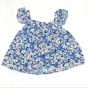 Ralph Lauren Polo Floral Girls Sleeveless Top sz 4